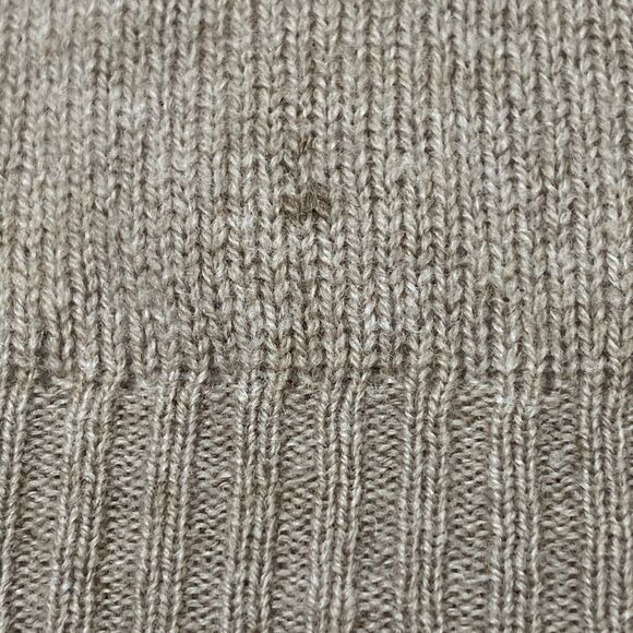 Alexander’s Sweater 100% Pure Wool Shetland Made In Scotland Size S Tan - Picture 15 of 15